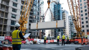 opération de grutage