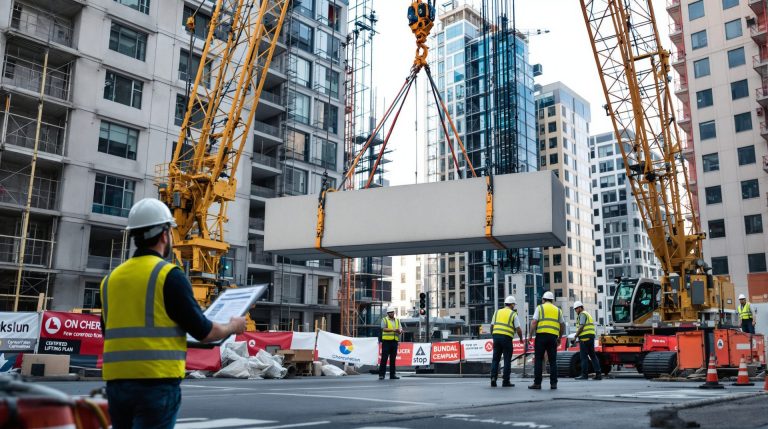 opération de grutage