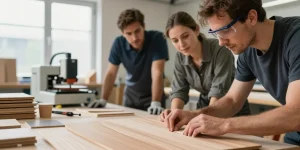 exploration et innovations des techniques de placage bois