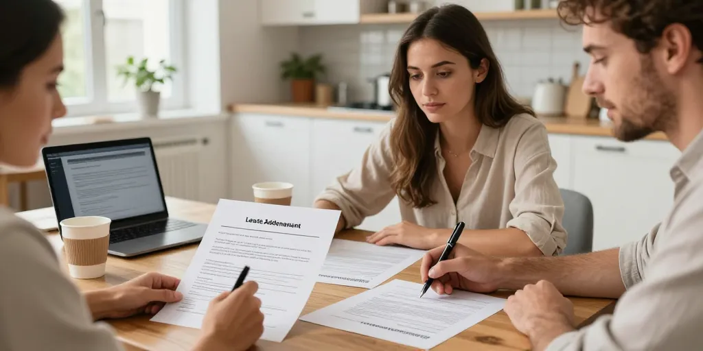 modele avenant bail colocation