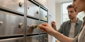 serrure pour boite lettre collective